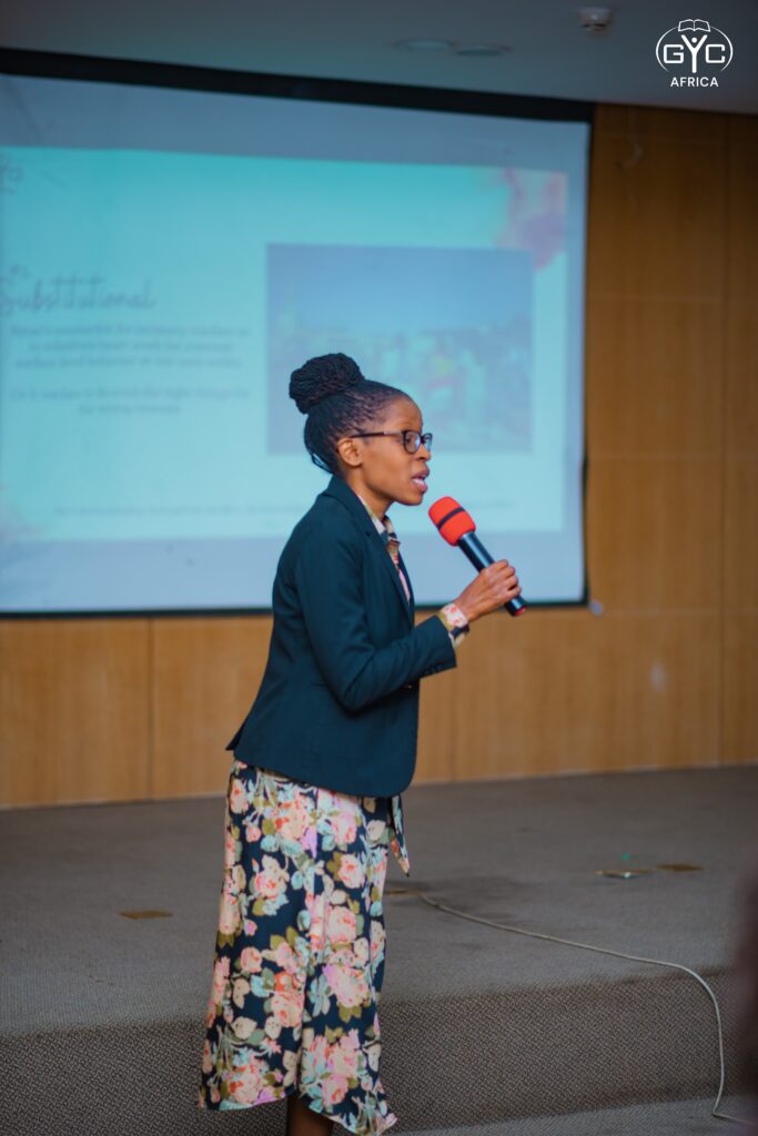 A presenter leads a Sunday workshop